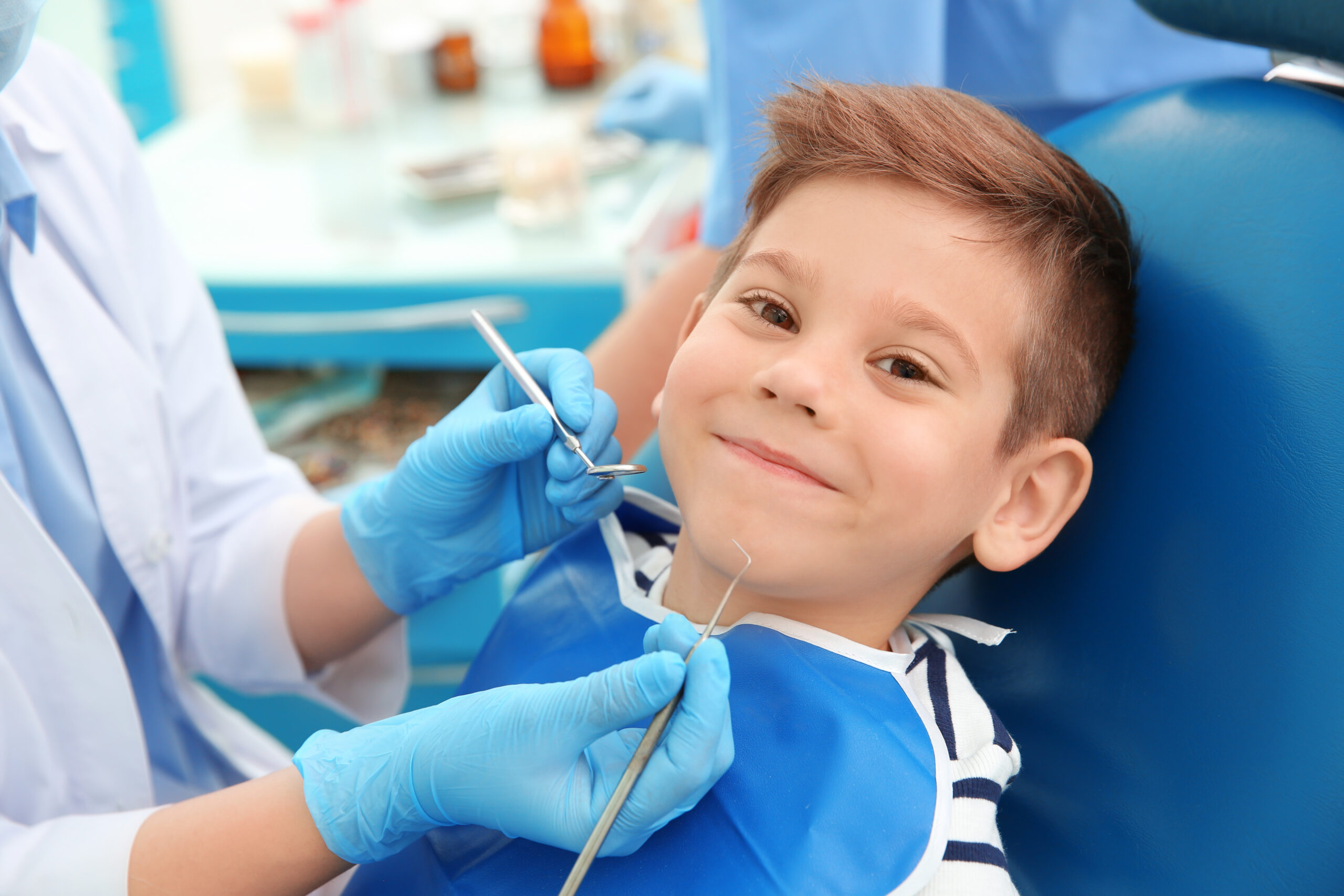 Pediatric dentistry, concept image.