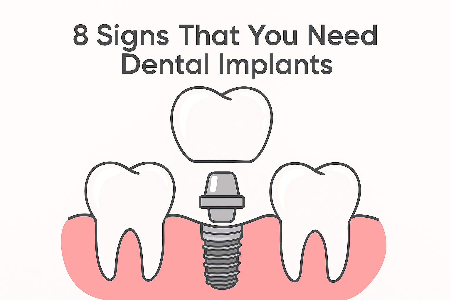 8 Signs That You Need Dental Implants